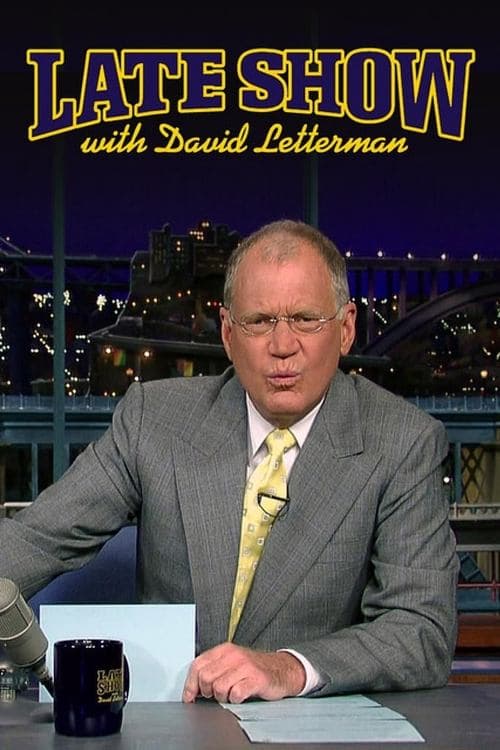 Late Show with David Letterman TV show poster